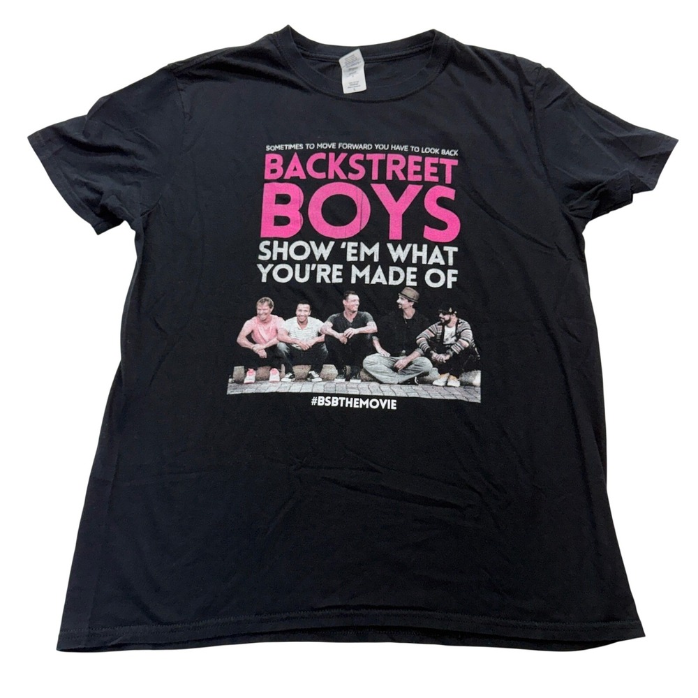 Backstreet Boys Show Em What You're Made‎ Of Graphic Tee Large Black